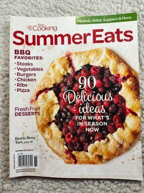 Fine Cooking Summer Eats Magazine 2015 Summer Issue Recipes BBQ Desserts Fruit